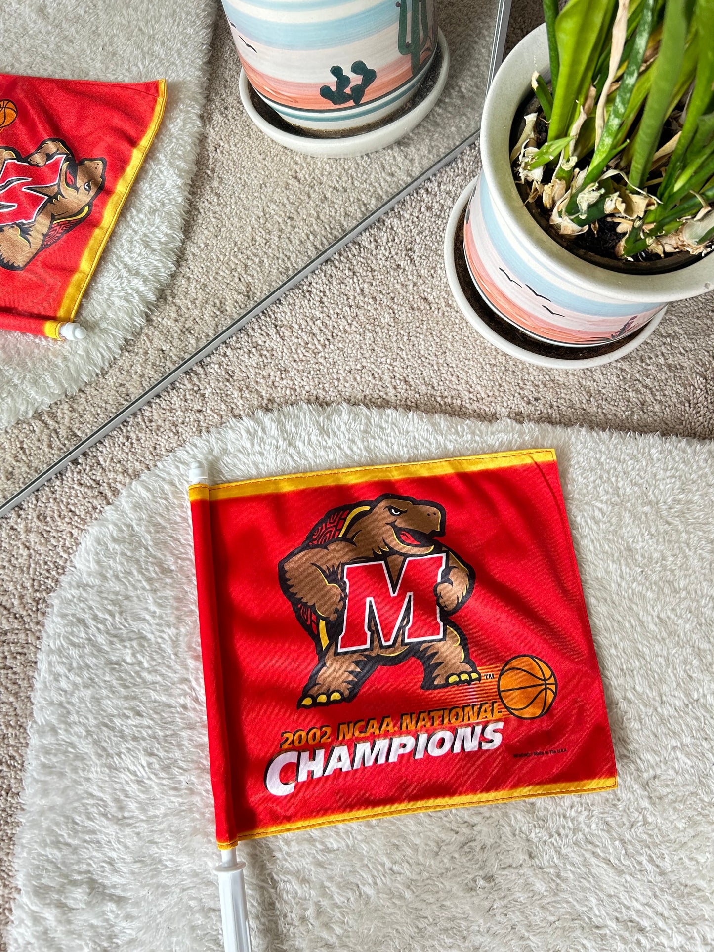 2002 UMD Basketball Champions Car Flag