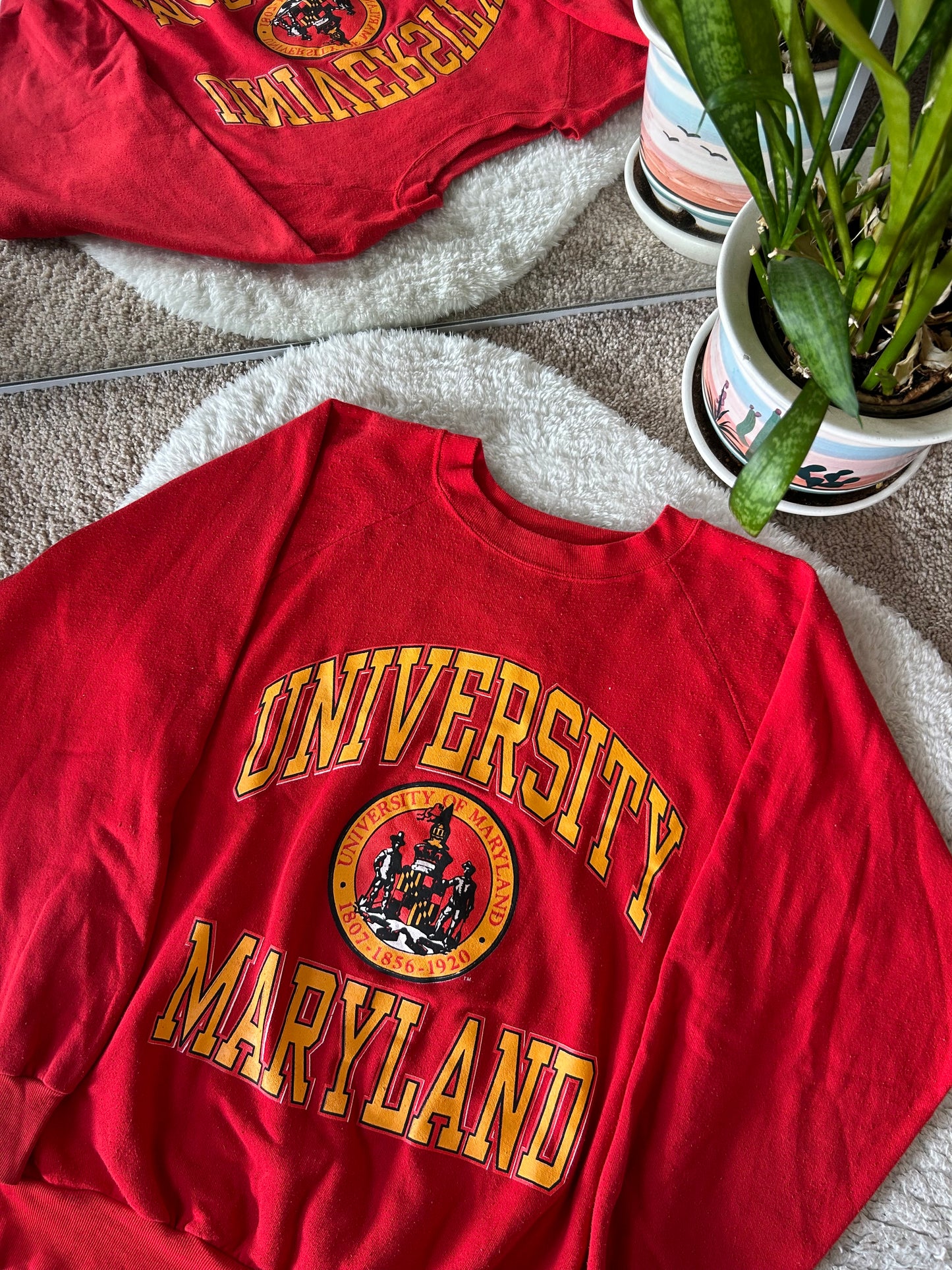 80s UMD Crest Sweater