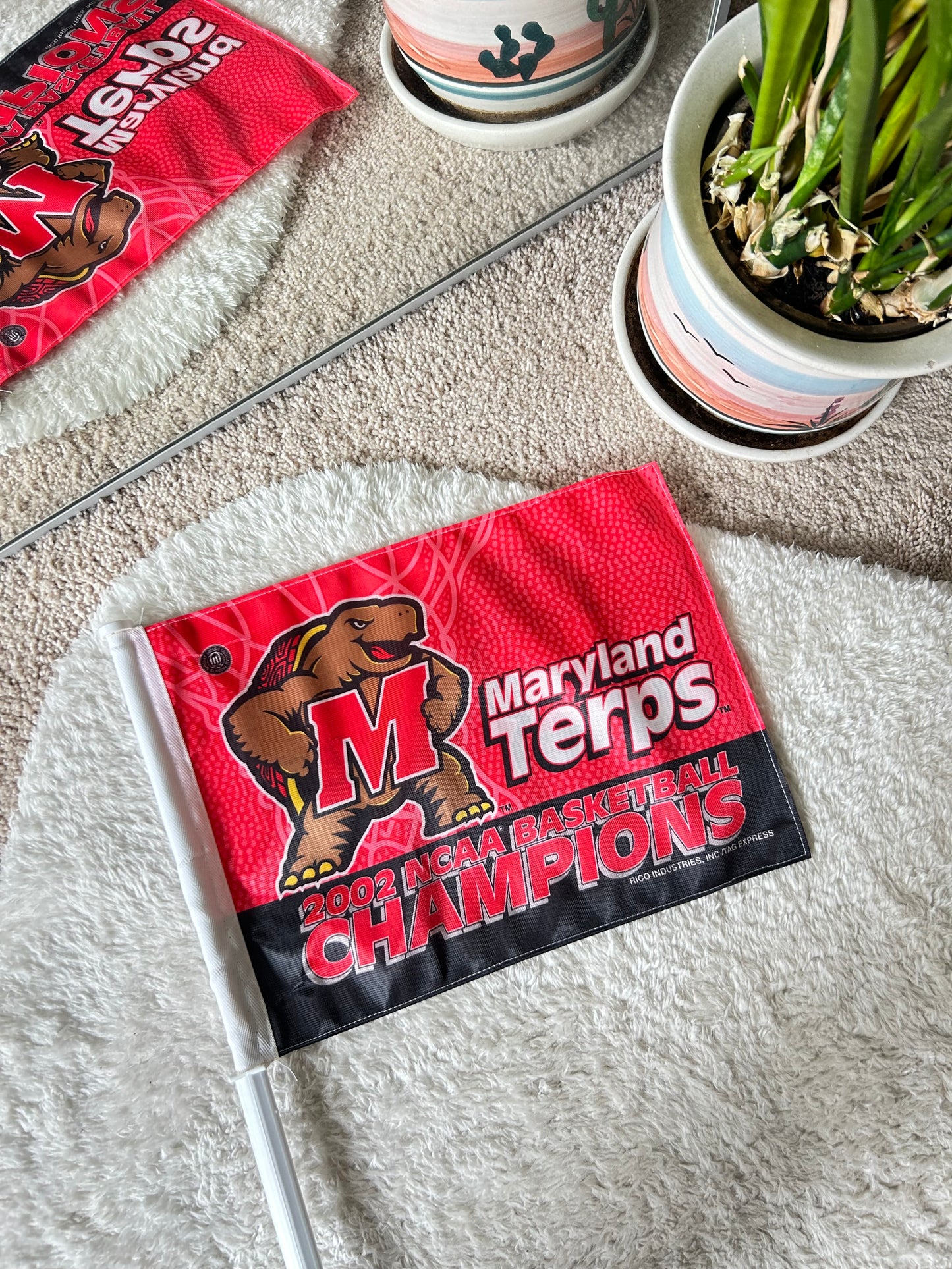 2002 UMD Basketball Champions Car Flag