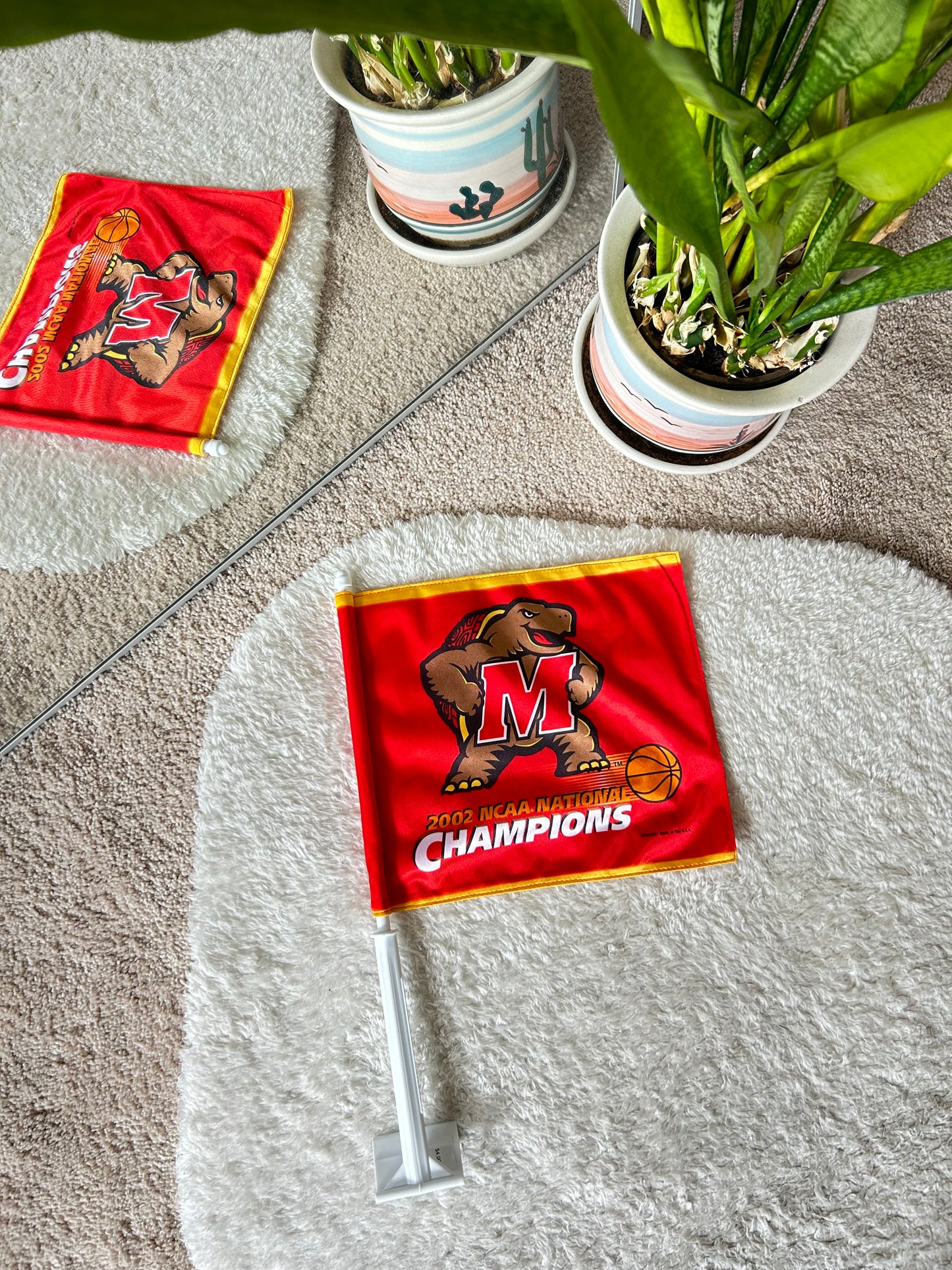 2002 UMD Basketball Champions Car Flag