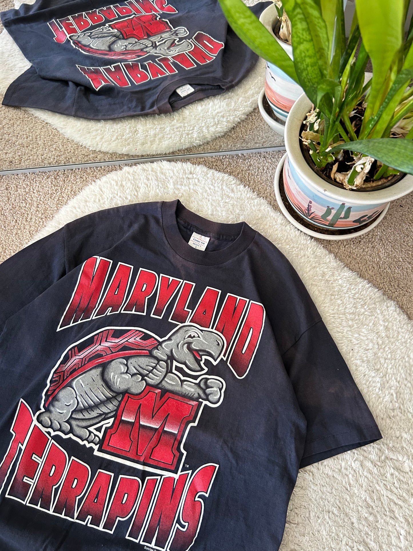 90s UMD Big Terp Black tee