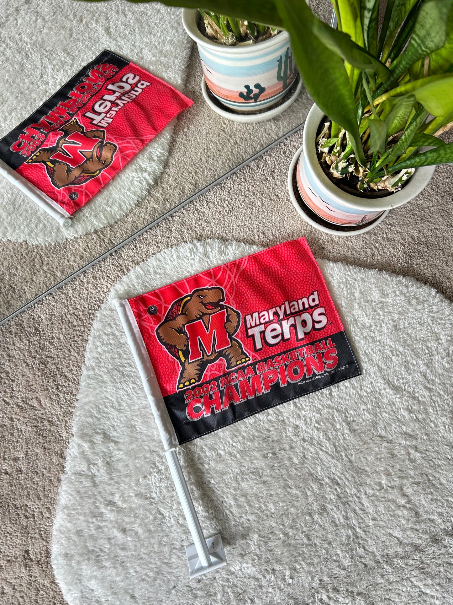 2002 UMD Basketball Champions Car Flag