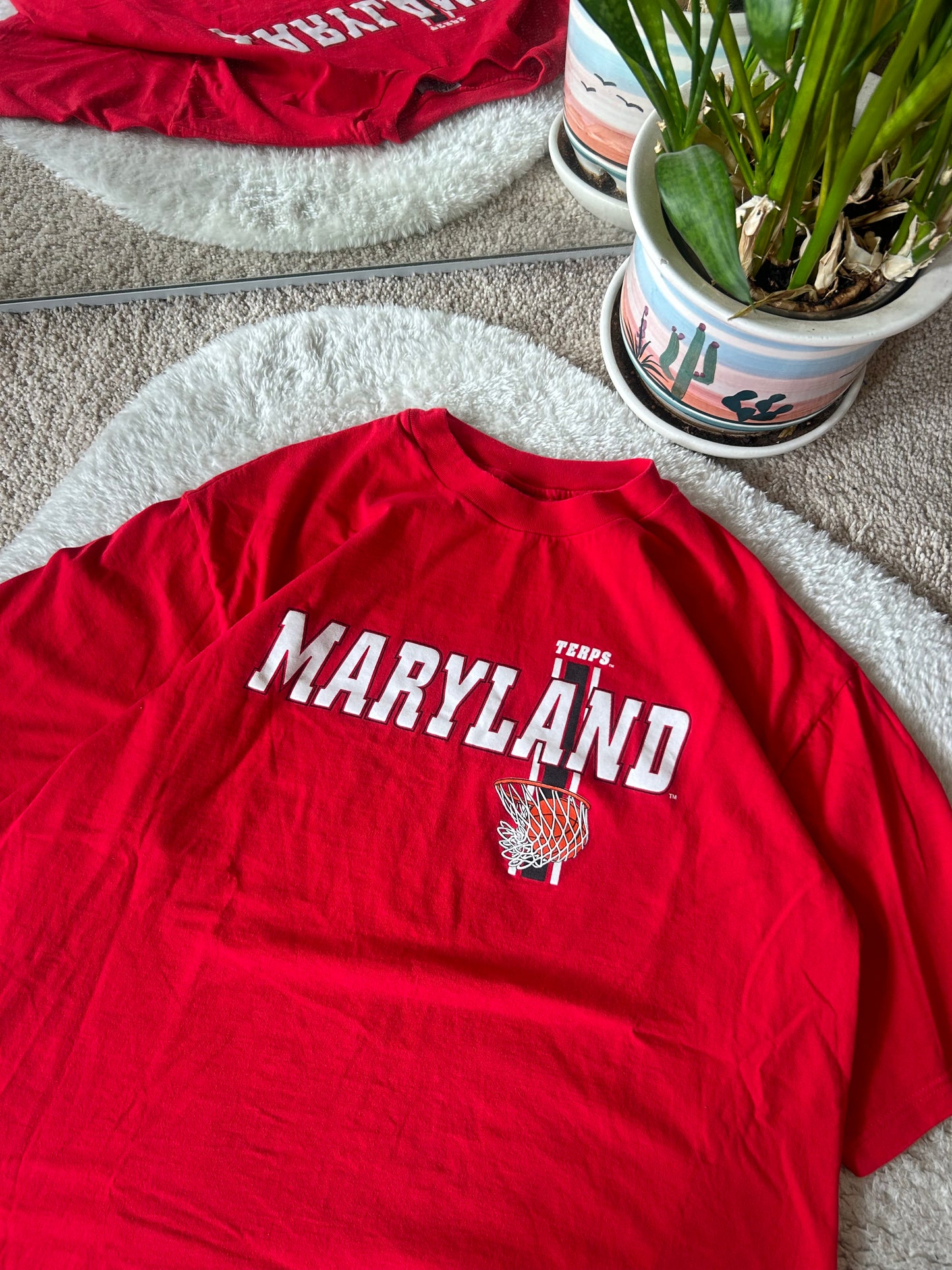 Vintage UMD Terps Basketball tee