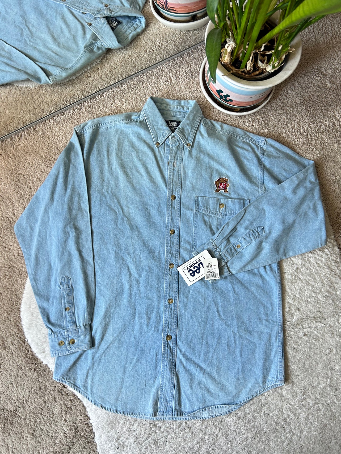 Vintage UMD Lee Sport Denim Button Up