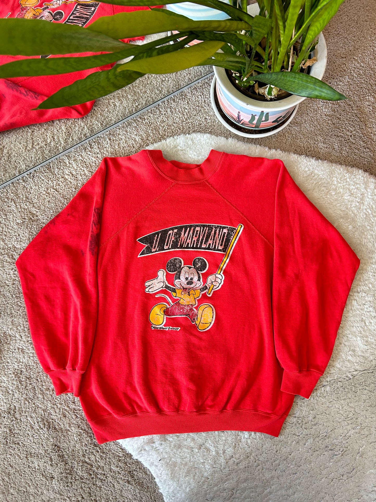 80s UMD Mickey Mouse Sweater