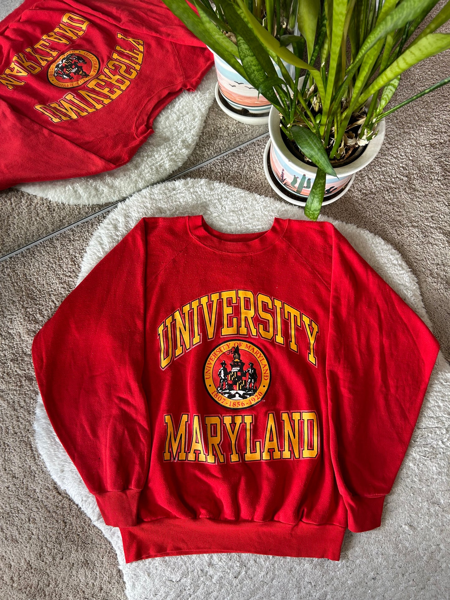 80s UMD Crest Sweater