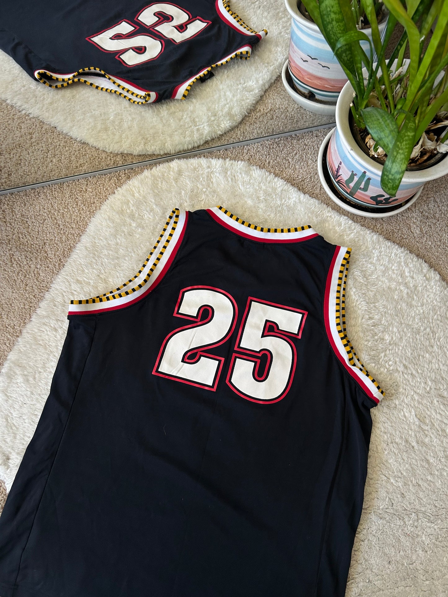 Vintage UMD  ✔️ Black Steve Blake Basketball Jersey #25