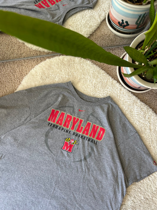 Vintage Grey UMD ✔️ Basketball tee
