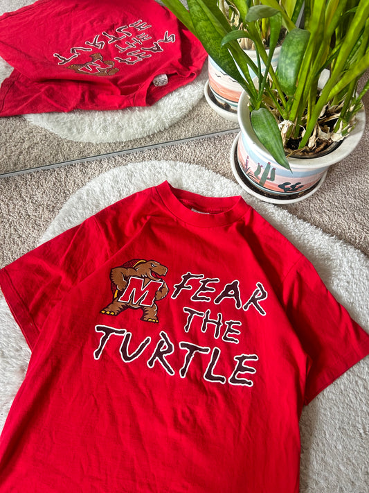 Vintage UMD Fear the Turtle tee