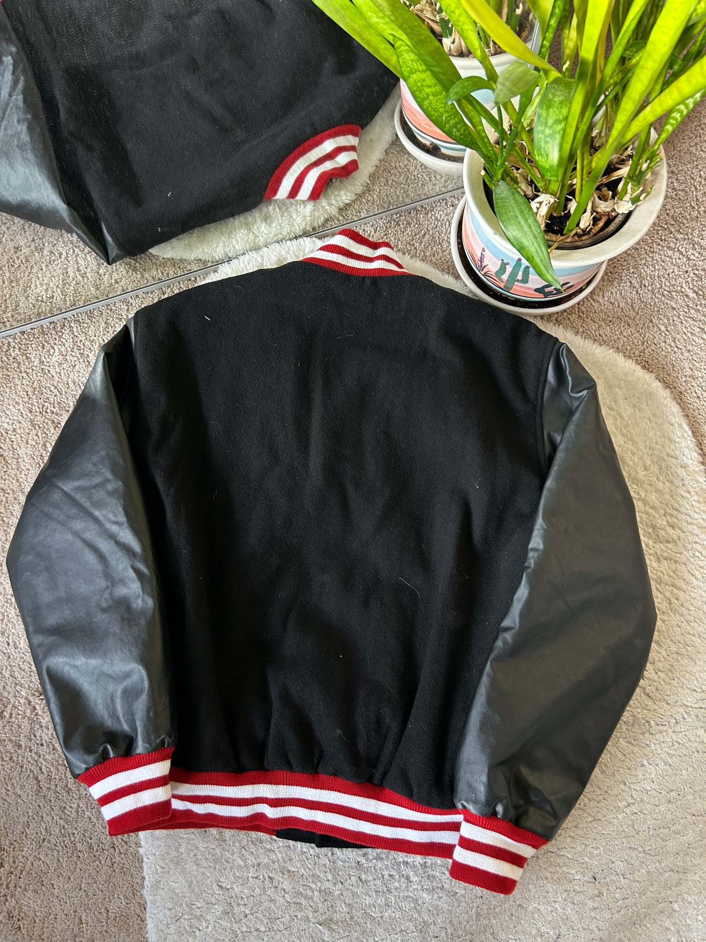 Vintage UMD Leather Varsity Jacket