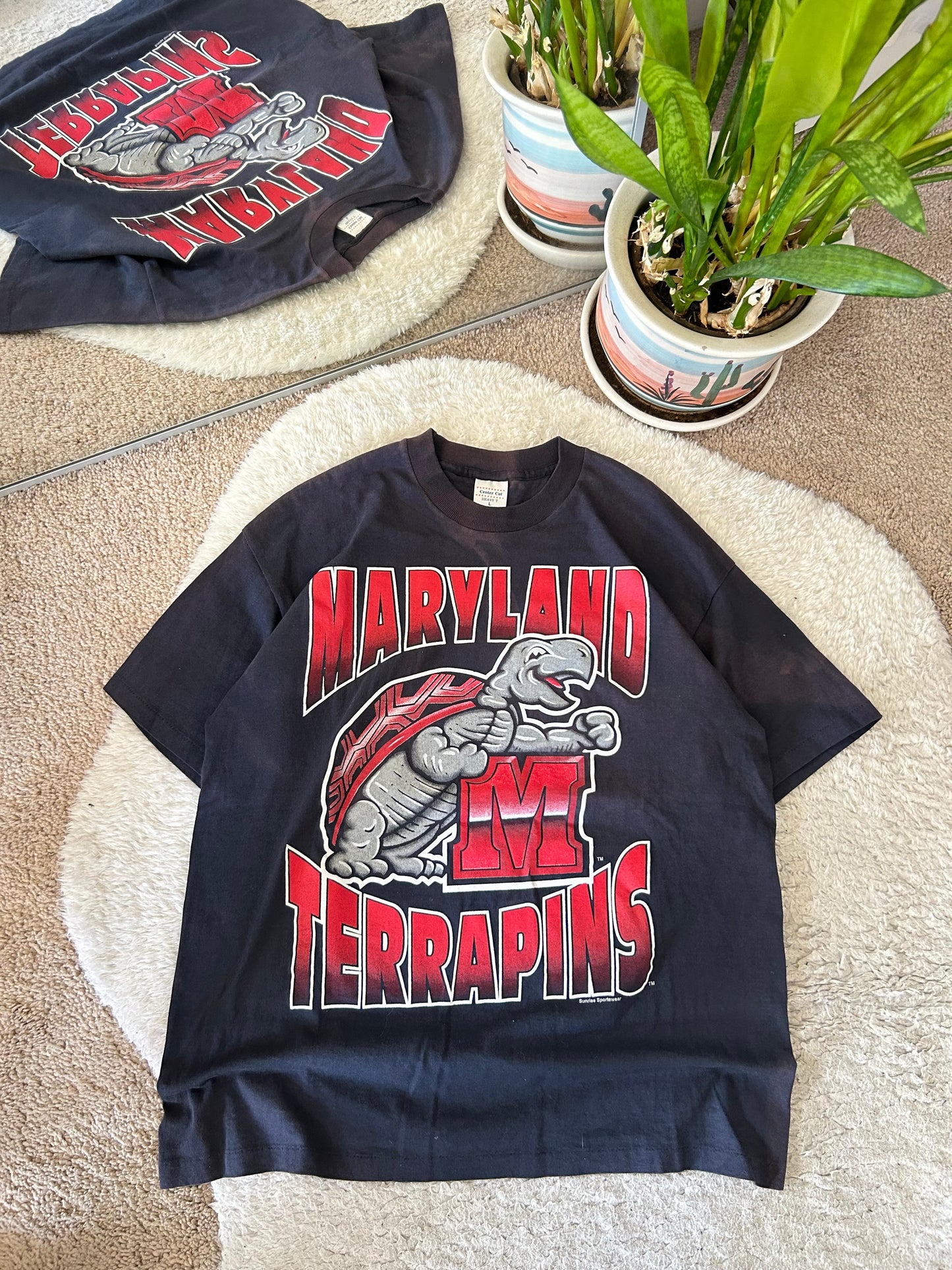 90s UMD Big Terp Black tee