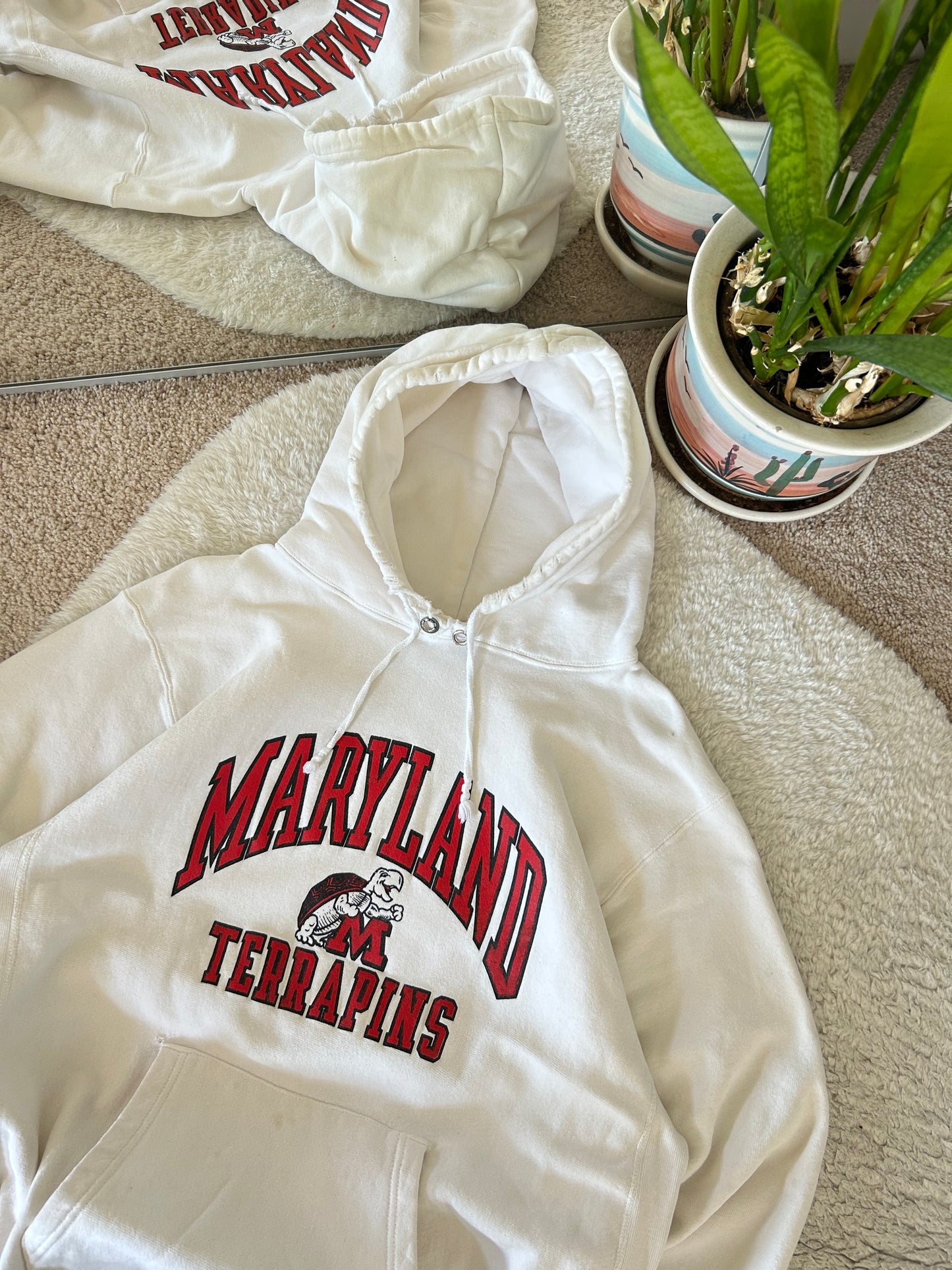80s UMD Terp Pro Weave Hoodie