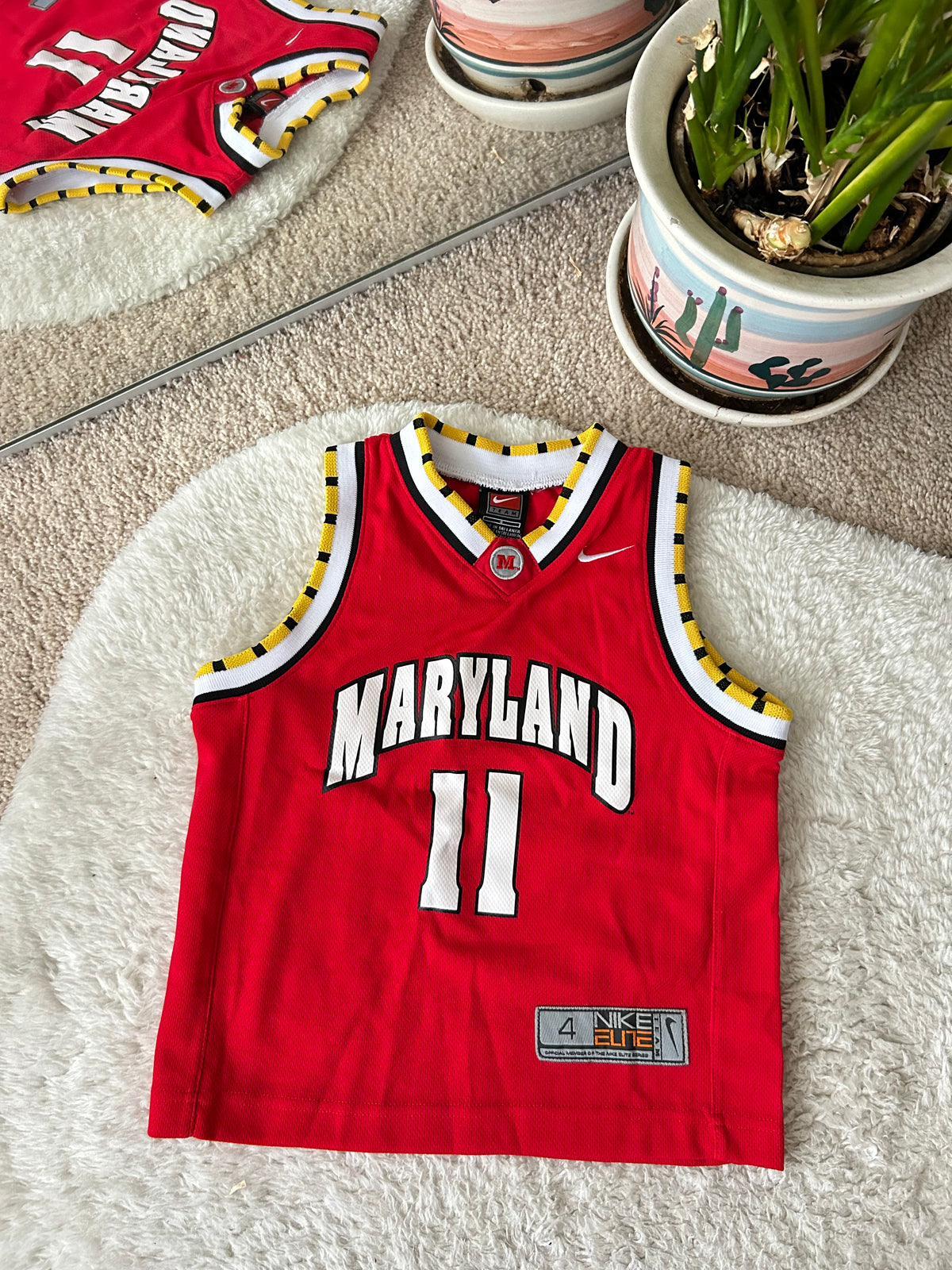 Vintage UMD Kids Basketball Jersey