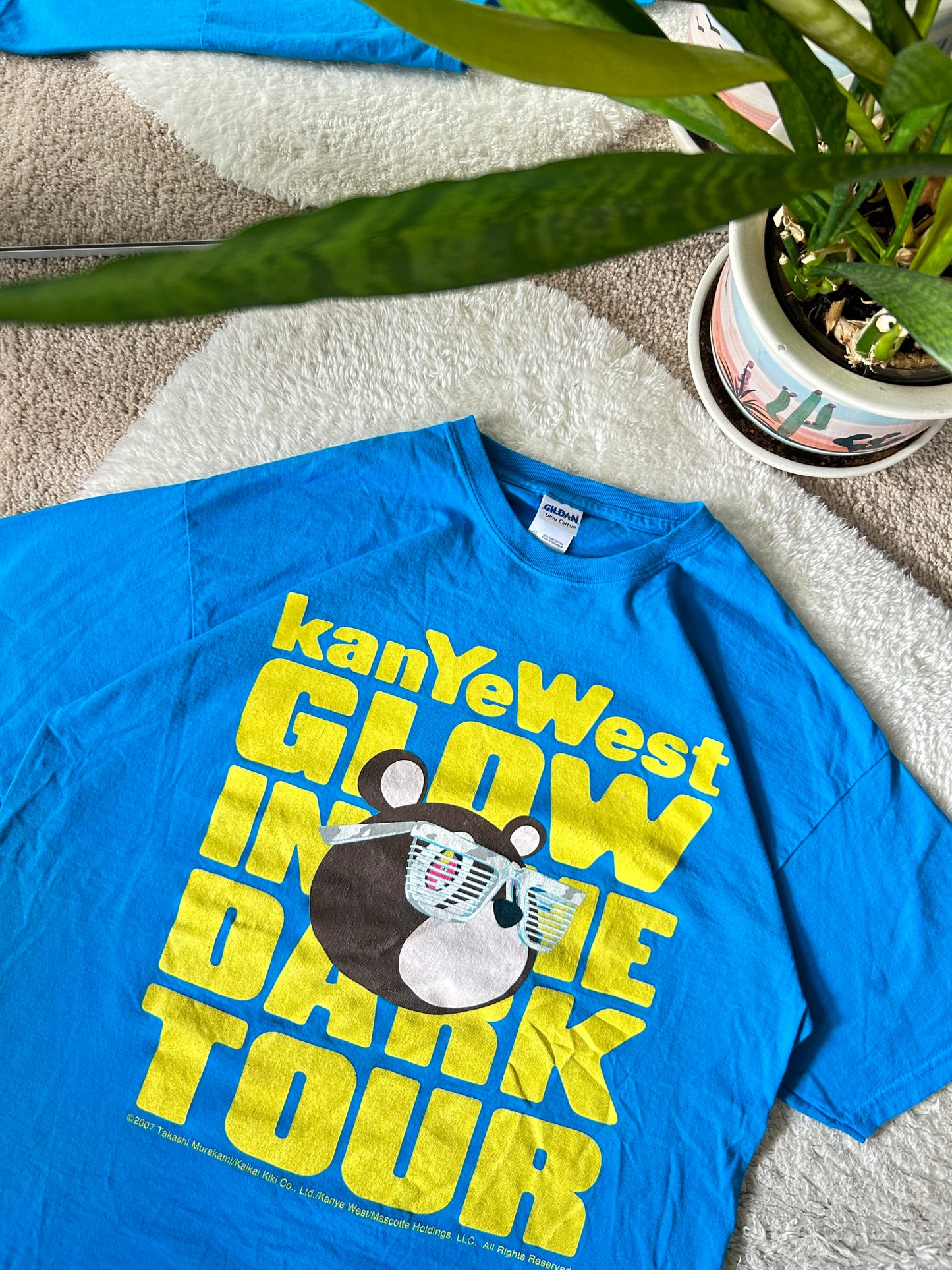 2007 Kanye West Glow in the Dark Tour Concert Shirt