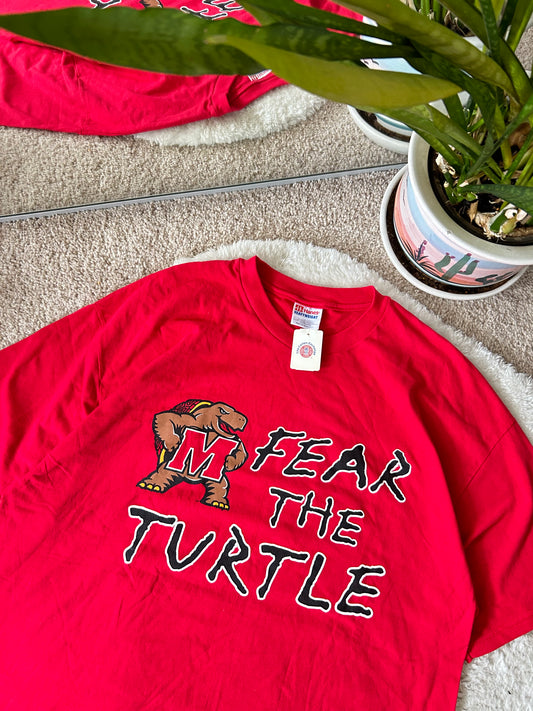 Vintage UMD Fear the Turtle tee