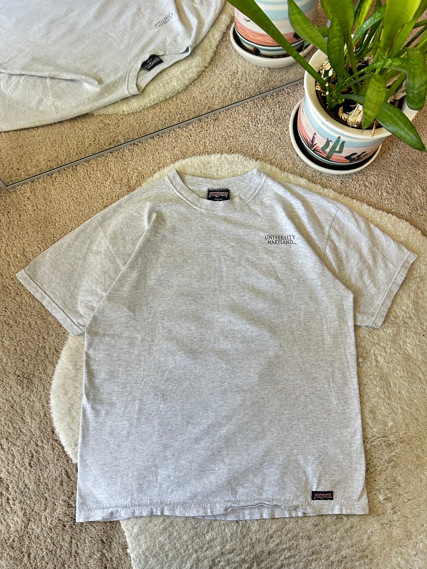 90s UMD Jansport Spellout tee