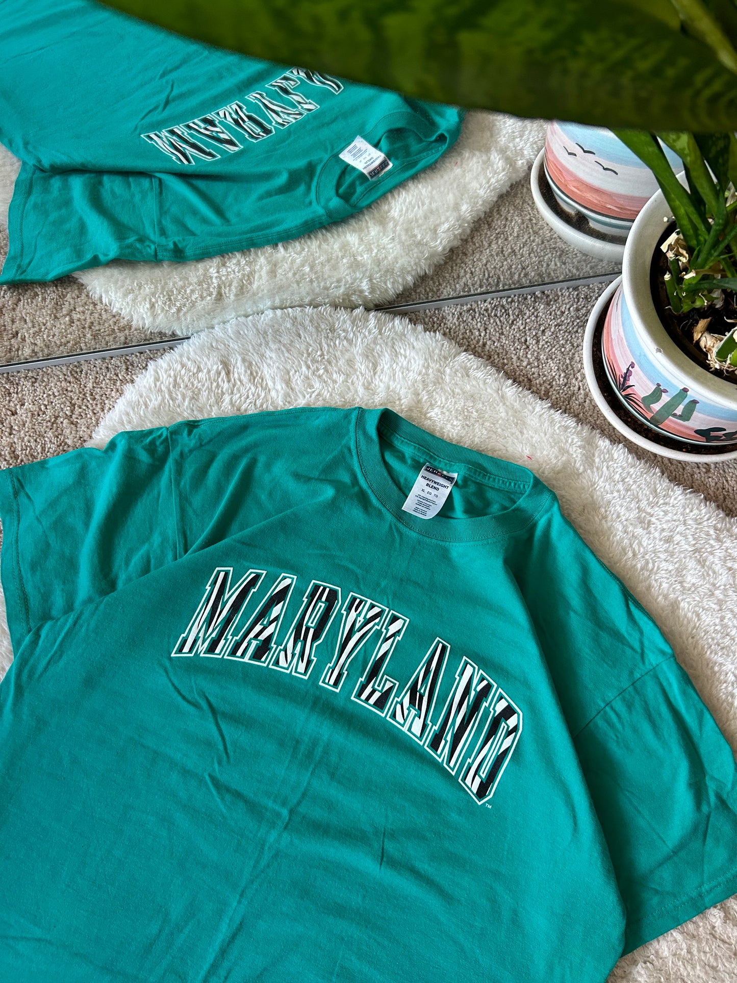 Y2K Turquoise Maryland tee