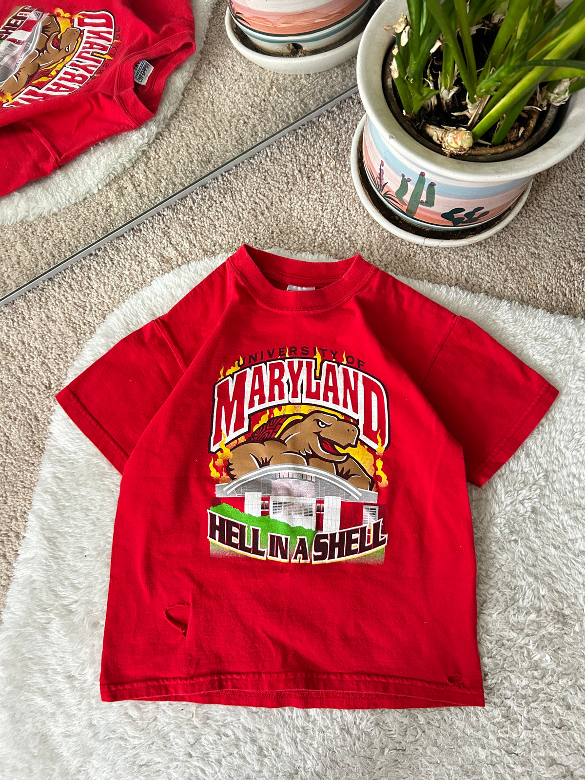 Vintage UMD Youth Hell in the Shell tee