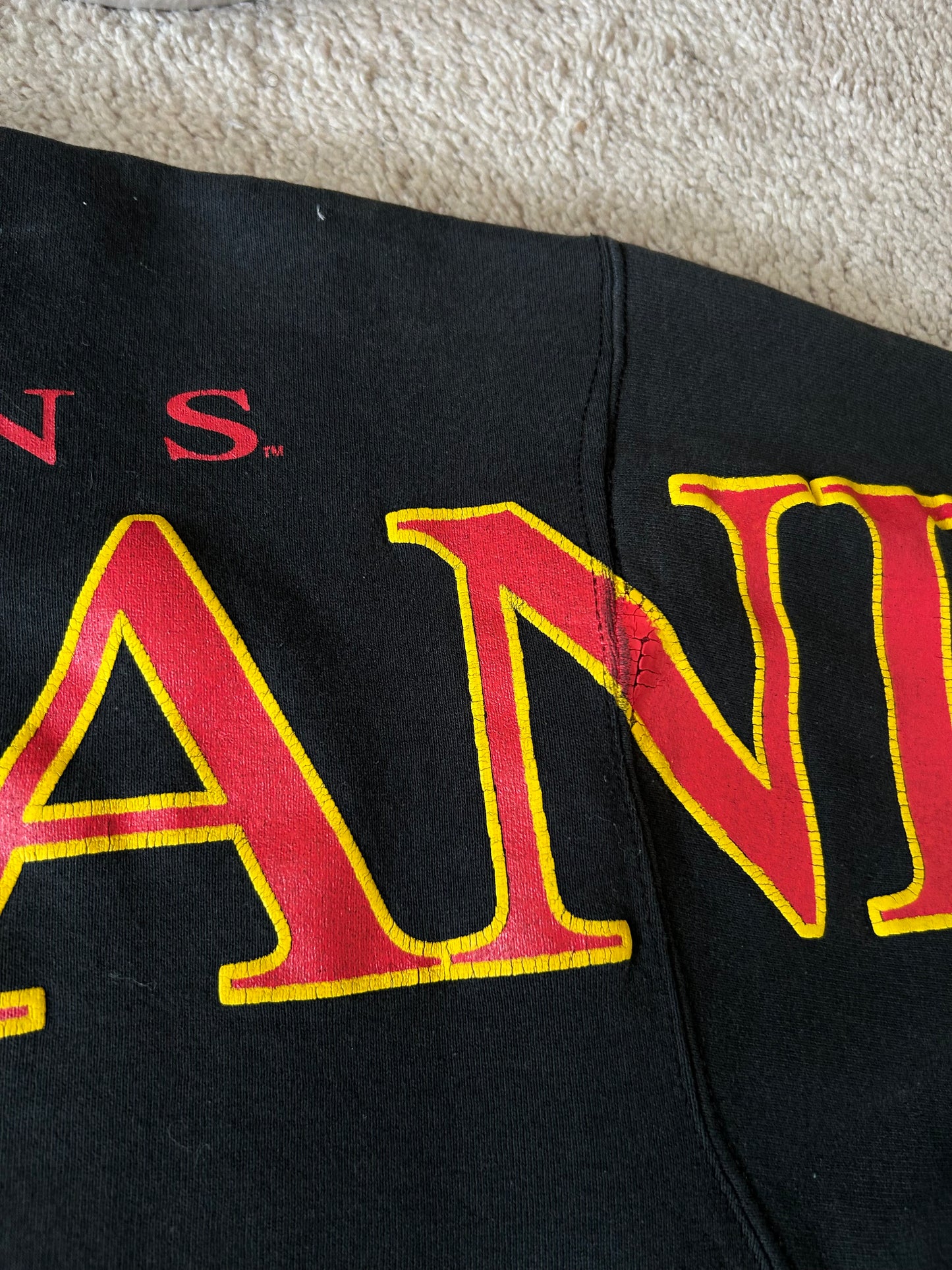 90s UMD Spell Out Sweater