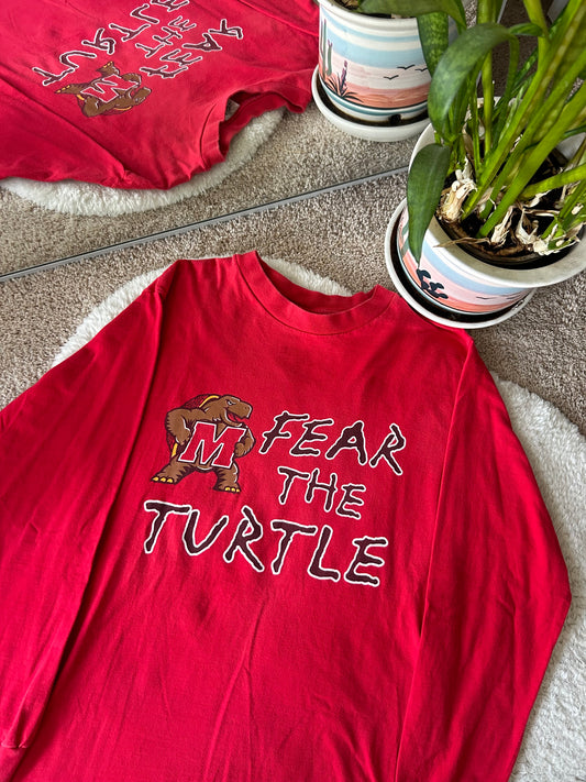 Vintage UMD Fear the Turtle Longsleeve