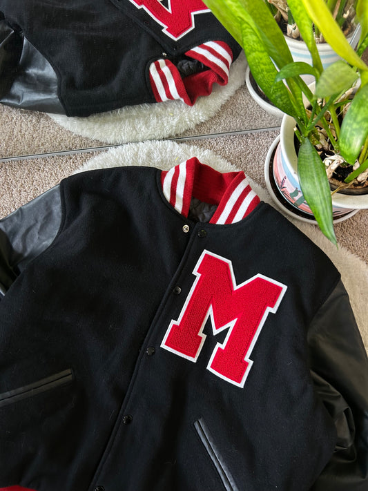Vintage UMD Leather Varsity Jacket