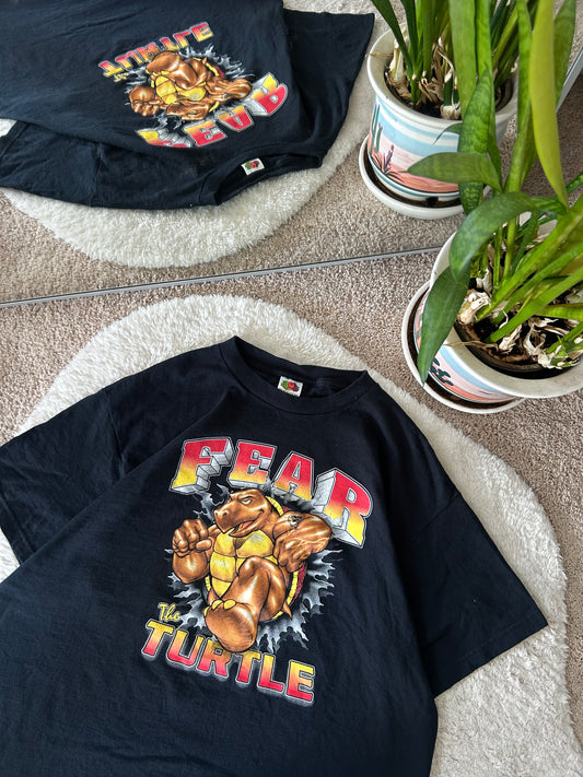 Y2K UMD Fear the Turtle Explosion tee