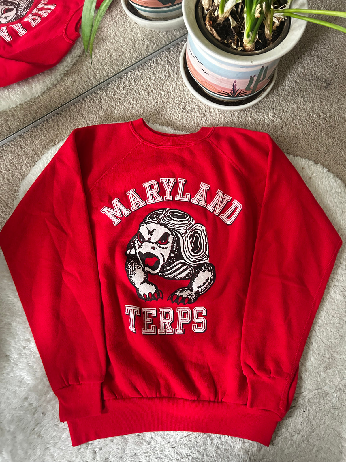 80s UMD Screaming Terp Sweater