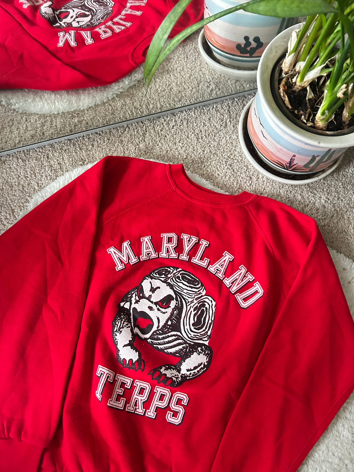80s UMD Screaming Terp Sweater
