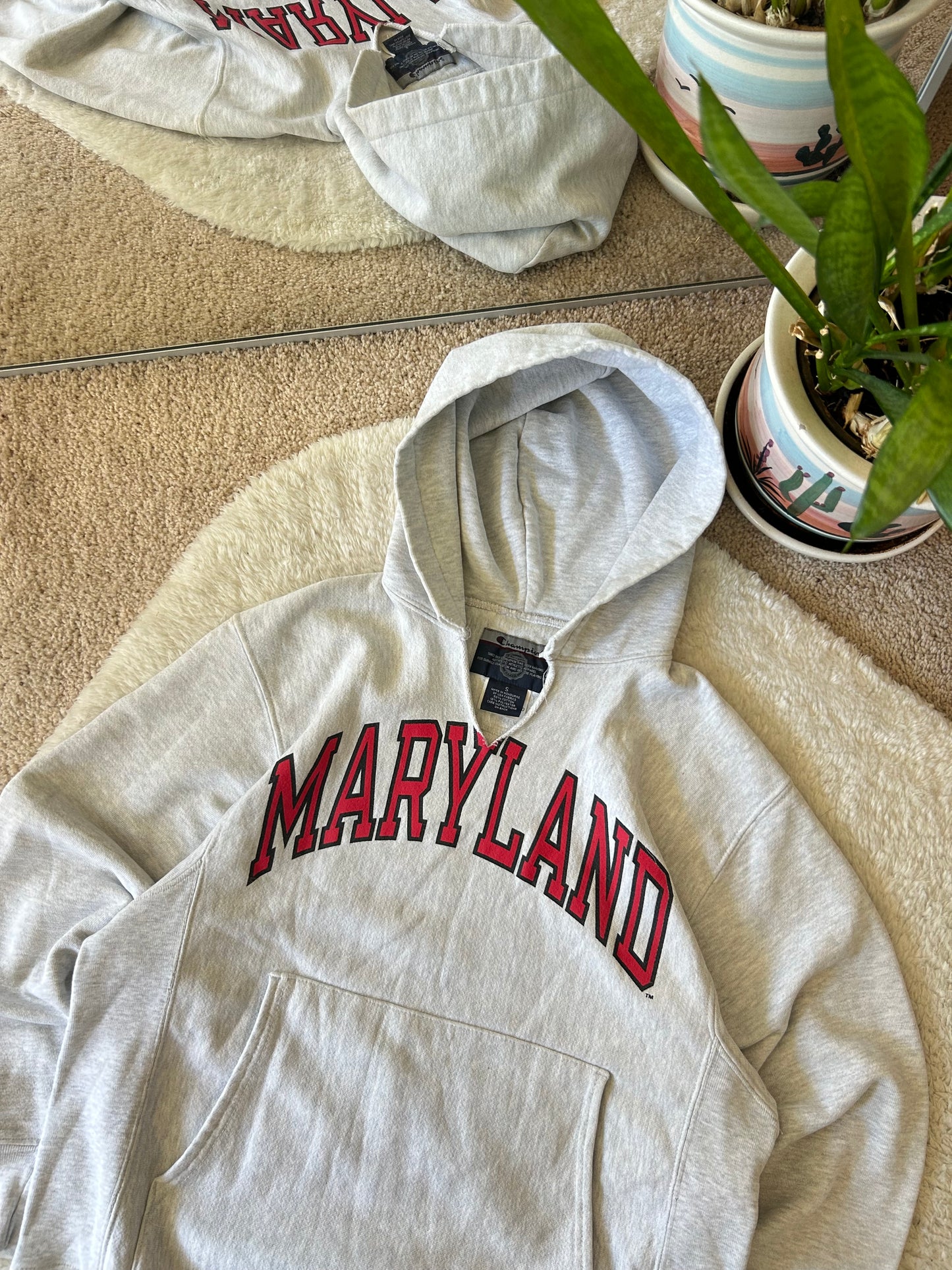Vintage UMD Champion Reverse Weave Hoodie