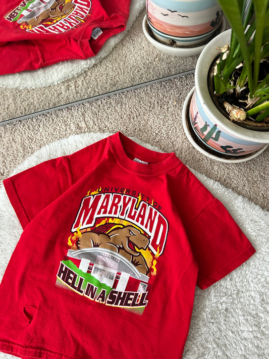 Vintage UMD Youth Hell in the Shell tee