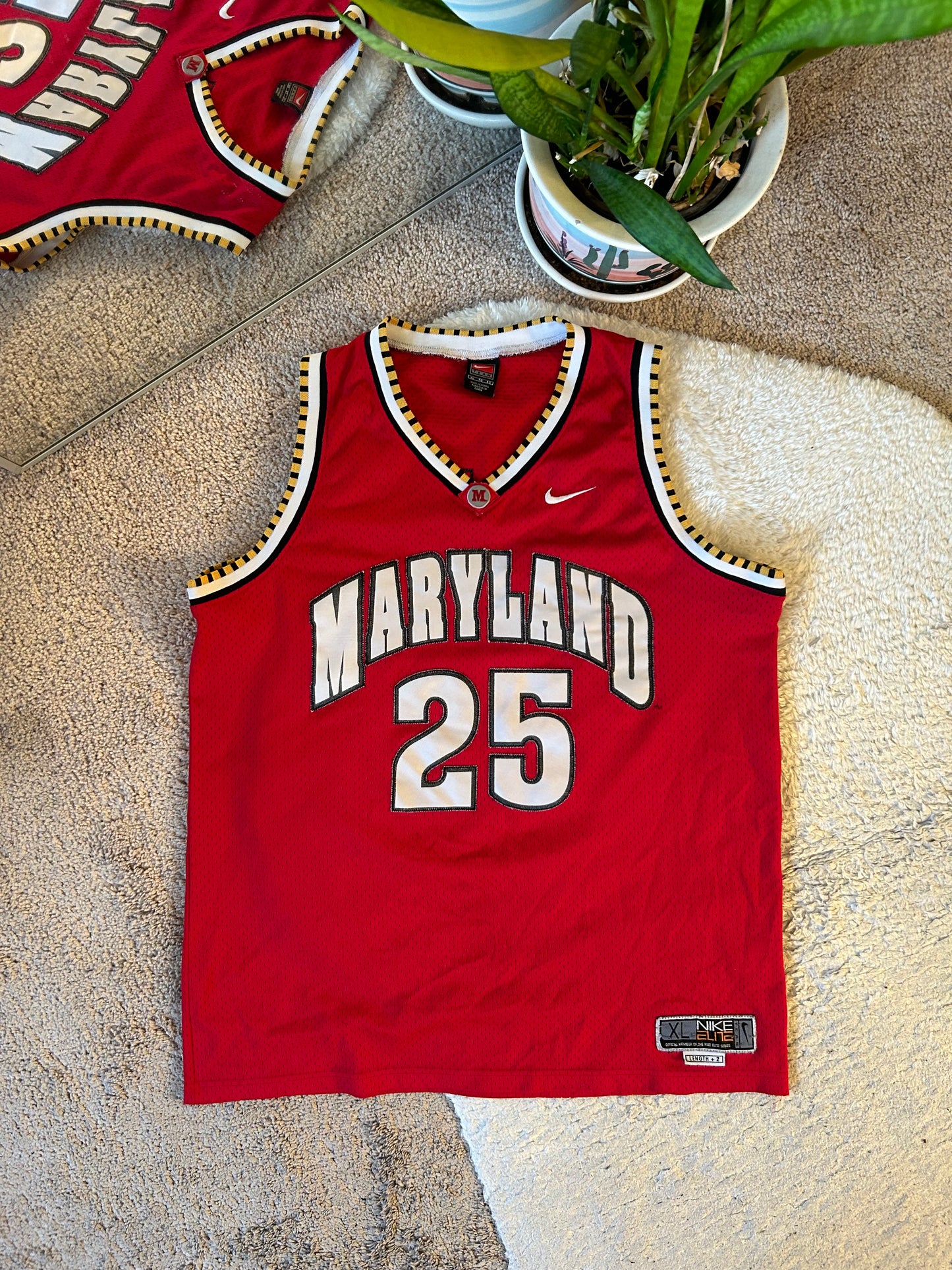 Vintage ✔️ UMD Steve Blake Basketball Jersey #25