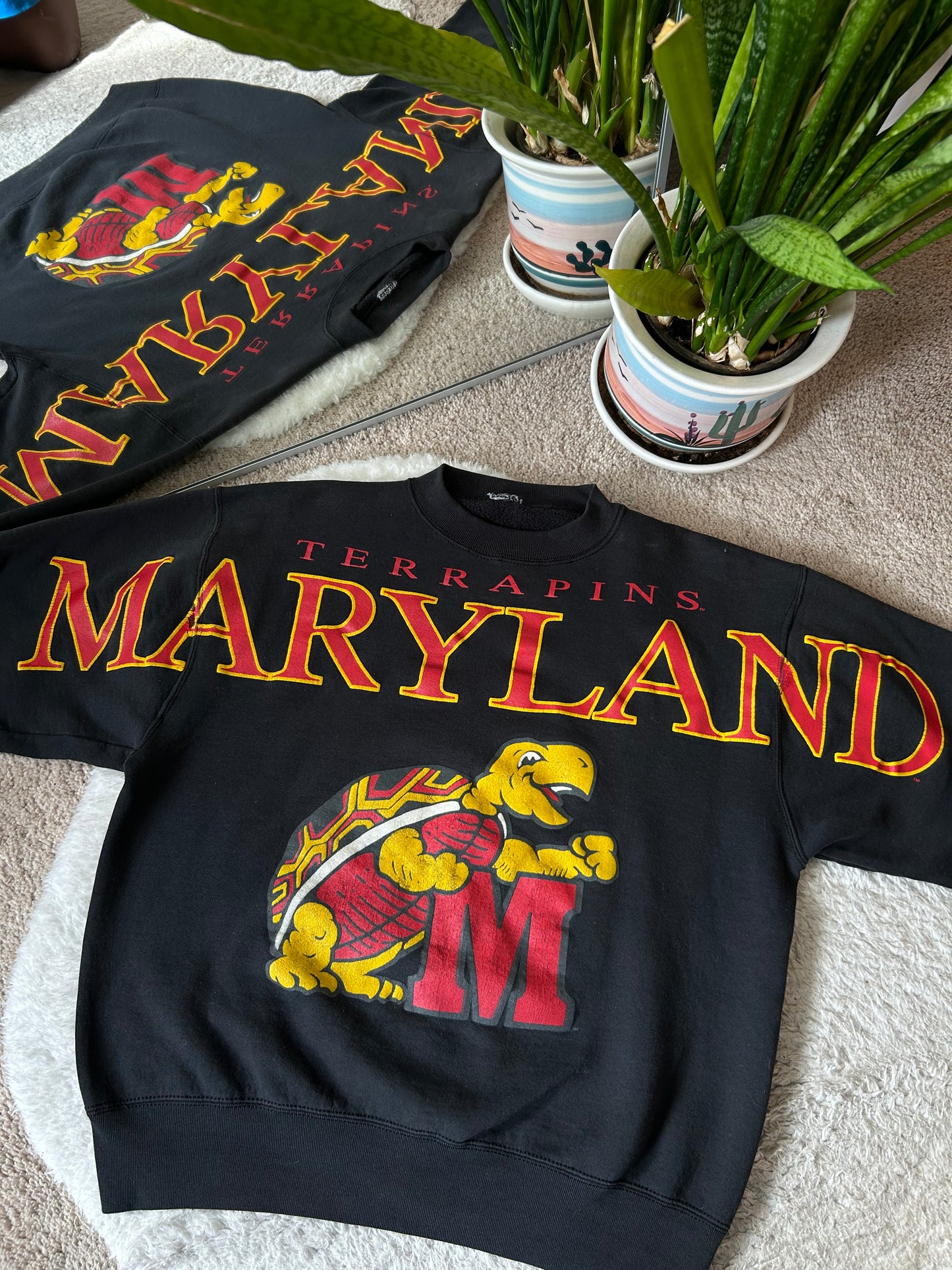 90s UMD Spell Out Sweater