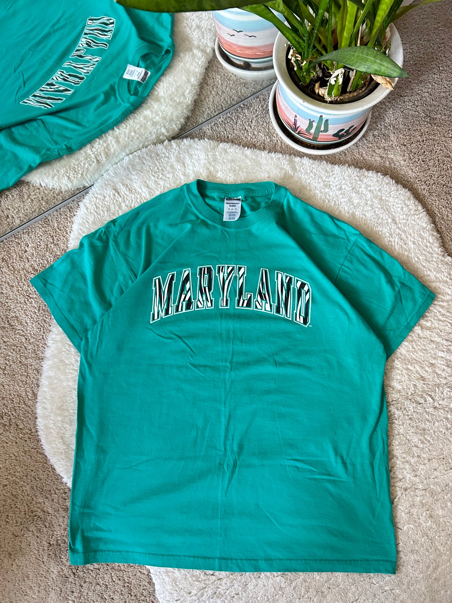 Y2K Turquoise Maryland tee