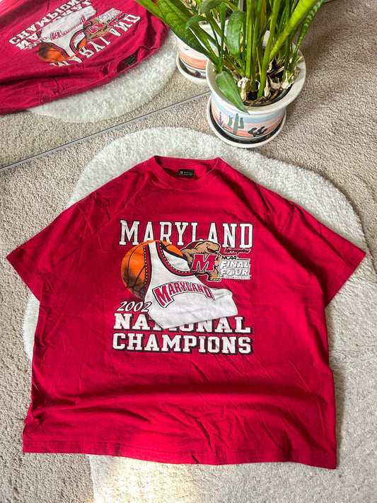 2002 UMD Basketball National Champions tee