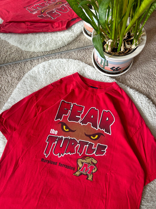 Vintage UMD Fear the Turtle tee