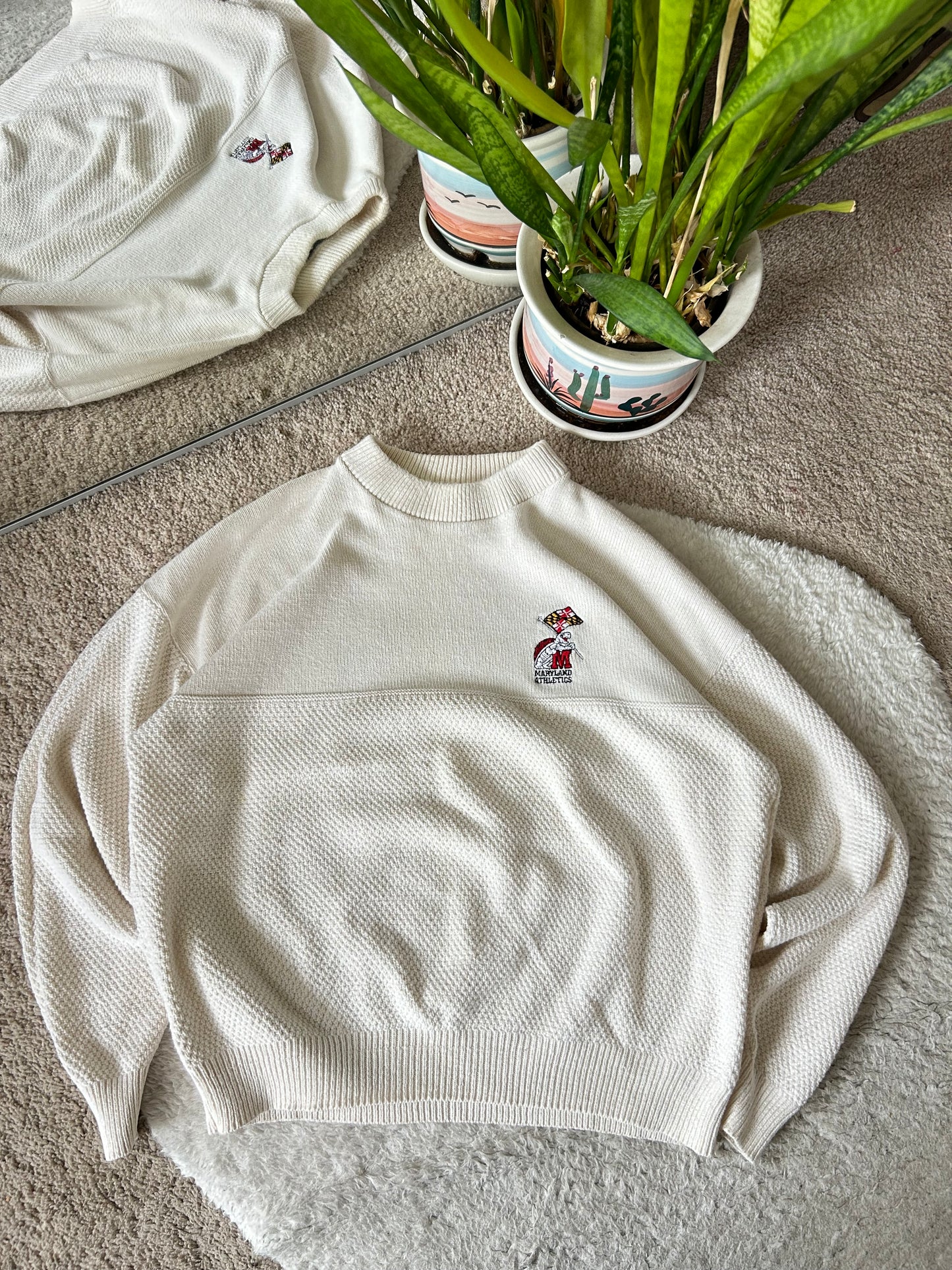 80s Nutmeg UMD Knit Sweater
