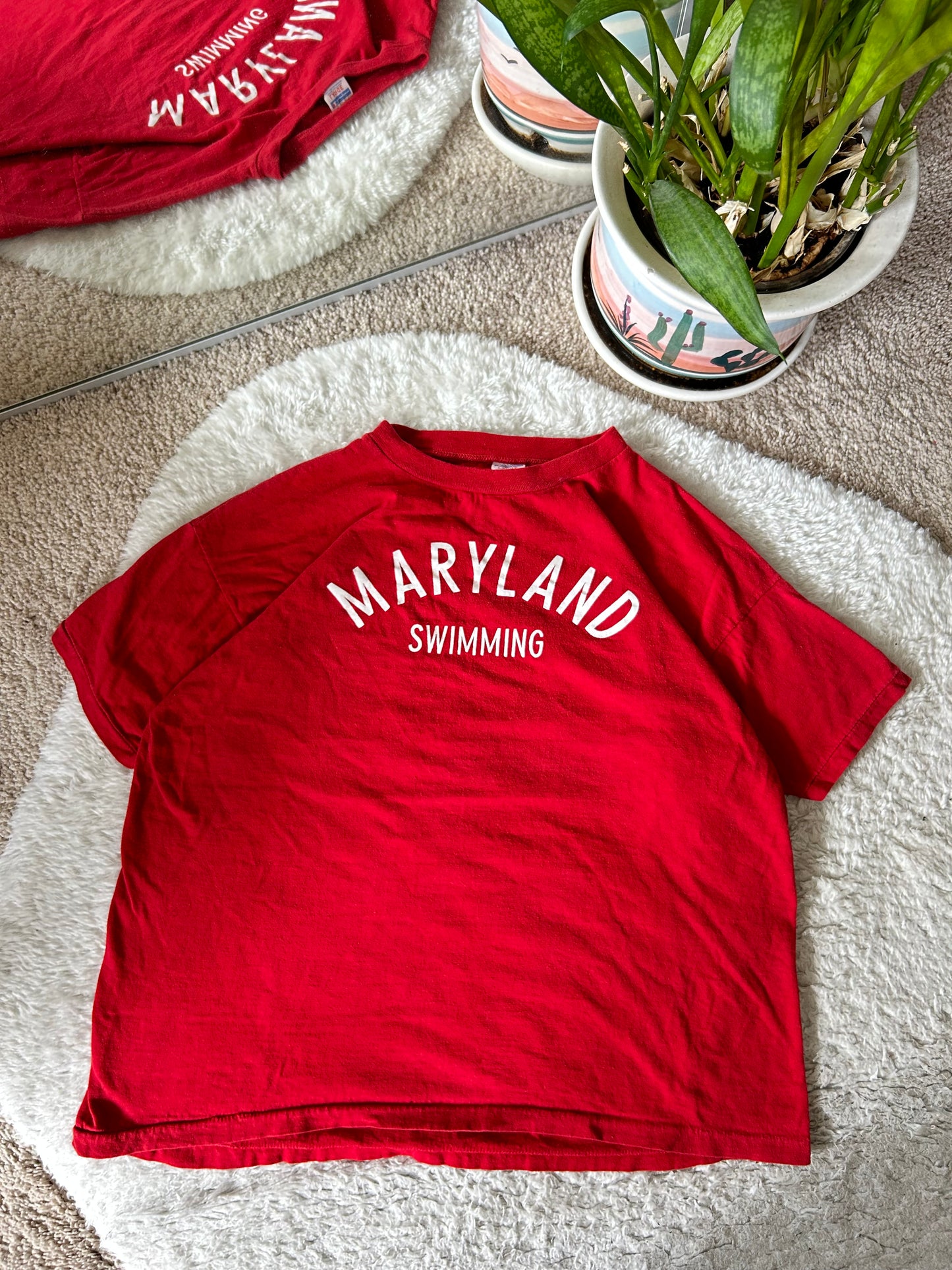 80s UMD Champion Swimming tee