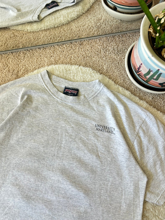 90s UMD Jansport Spellout tee