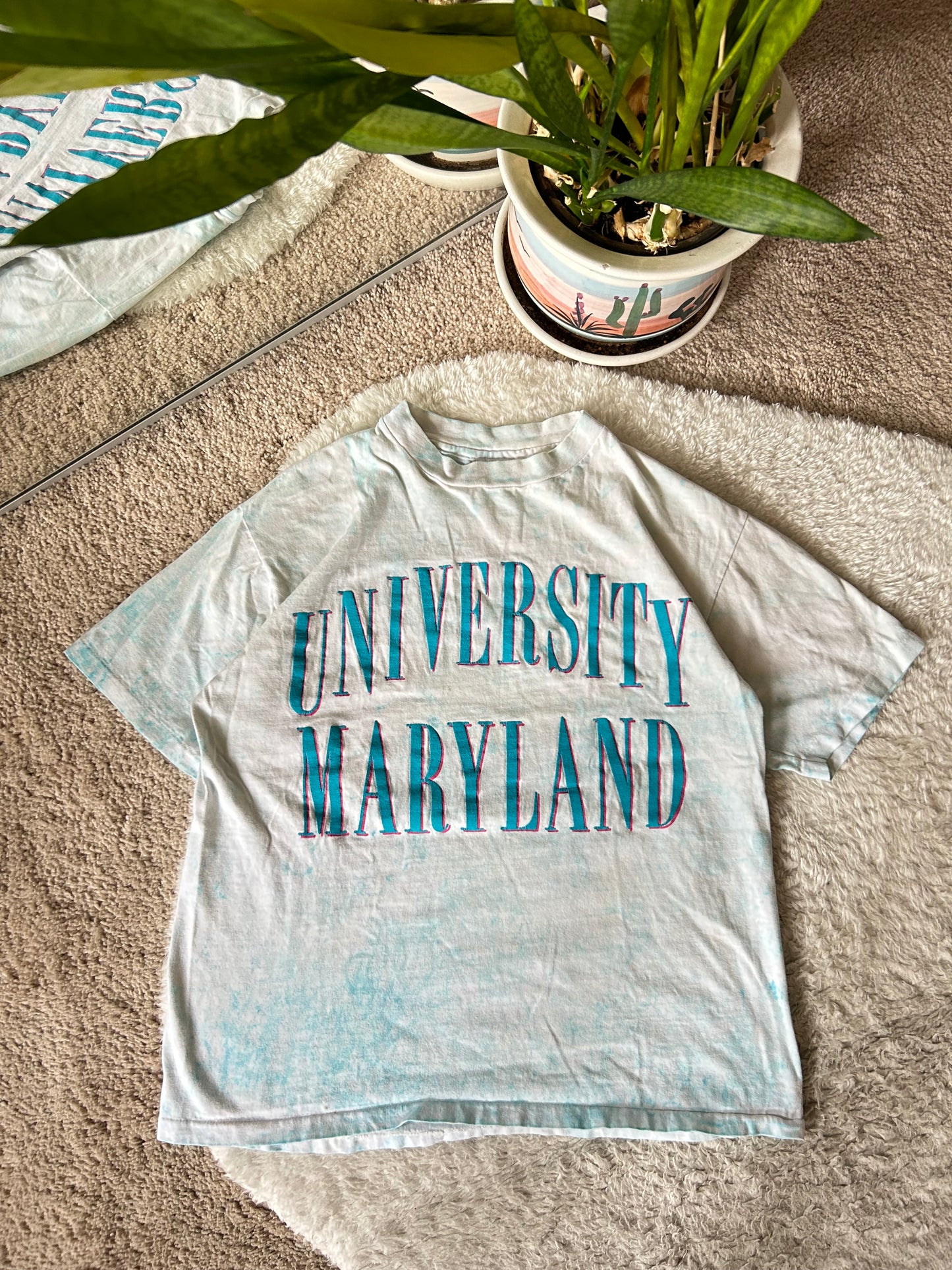 80s UMD Tie Dye tee