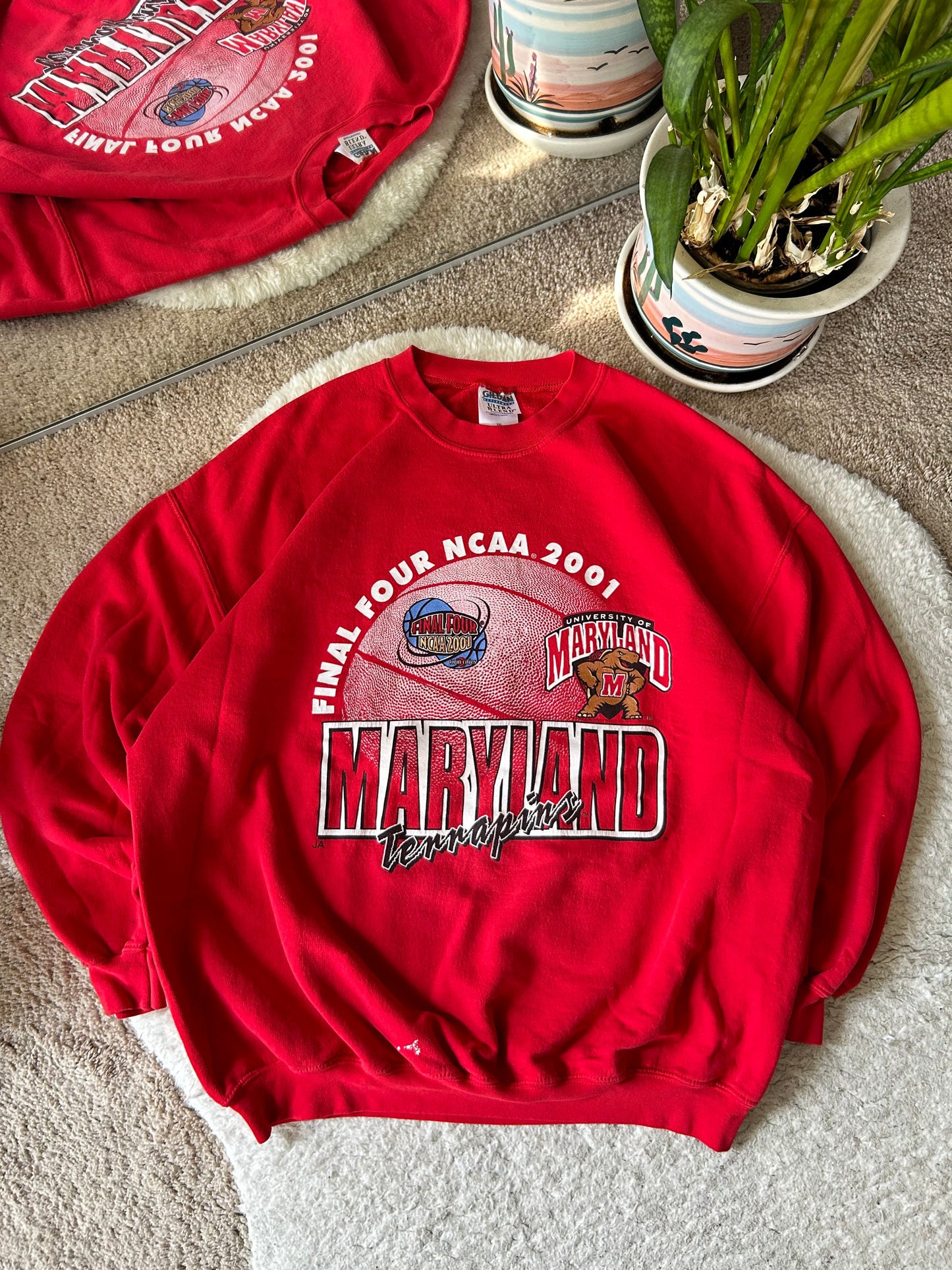 2001 UMD Final Four Basketball Sweater