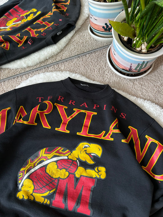 90s UMD Spell Out Sweater