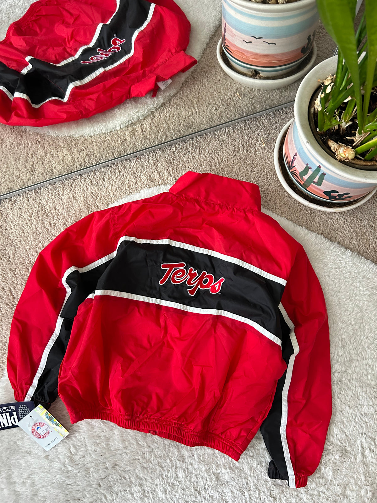 Vintage UMD Terps Kids Windbreaker Jacker