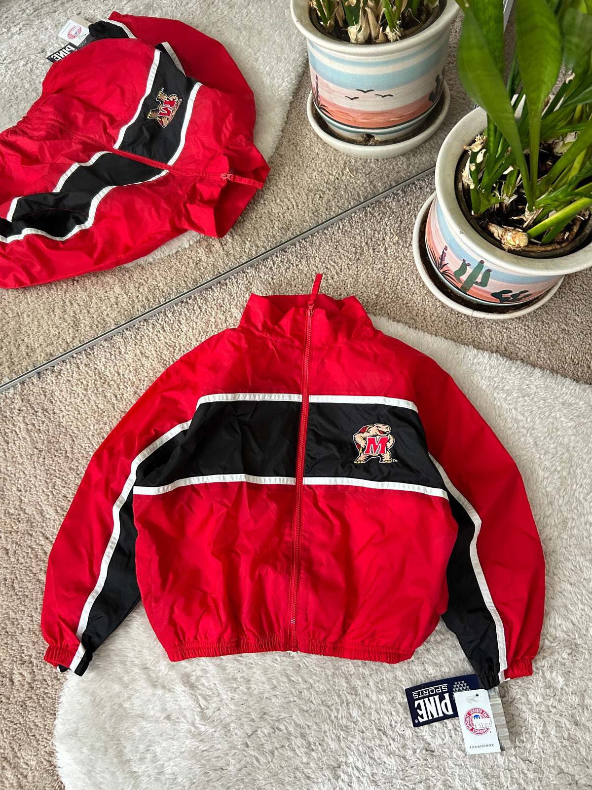 Vintage UMD Terps Kids Windbreaker Jacker