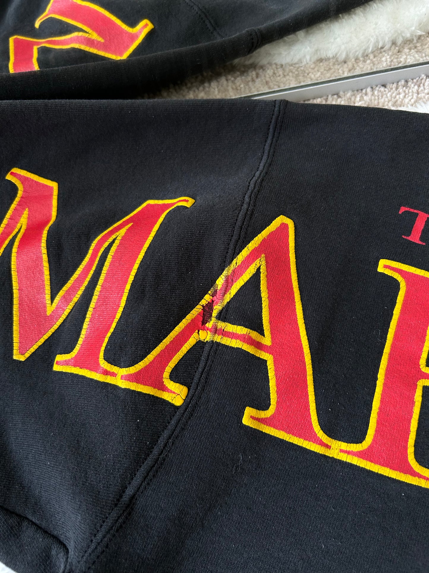 90s UMD Spell Out Sweater
