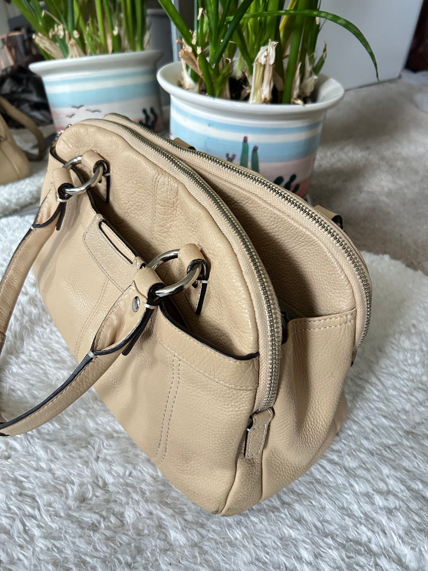 Vintage Coach Tan Shoulder Bag