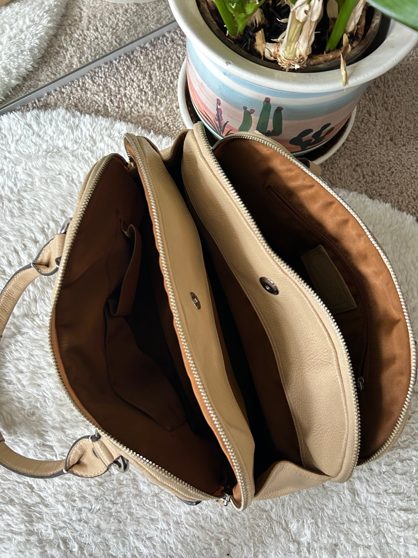 Vintage Coach Tan Shoulder Bag