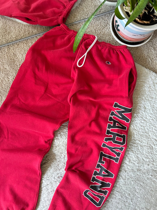 Early 2000s UMD Champion Sweatpants